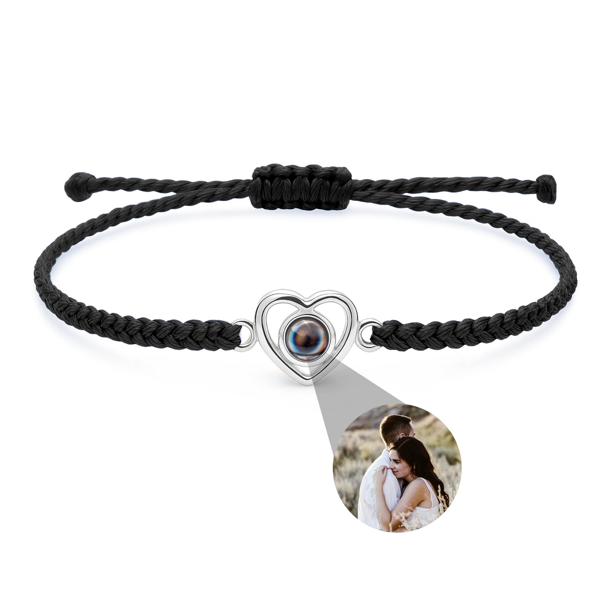 Photoarmband personnalisé avec ta photo - Cœur
