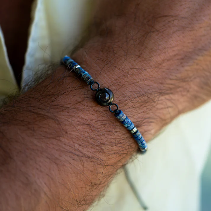 Bracelet photo personnalisé avec votre photo - Perle Heishi