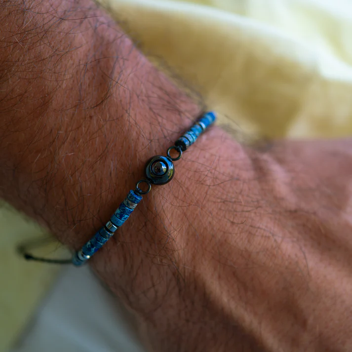 Bracelet photo personnalisé avec votre photo - Perle Heishi