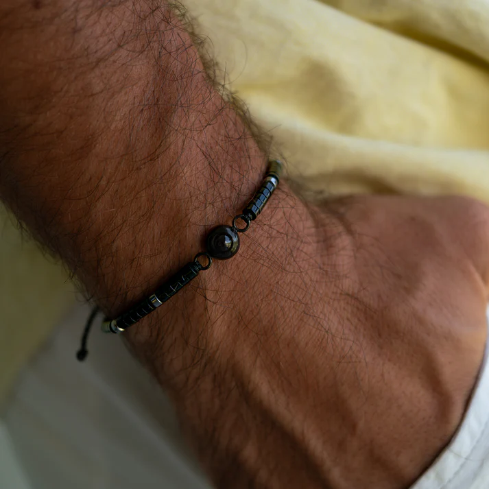 Bracelet photo personnalisé avec votre photo - Perle Heishi