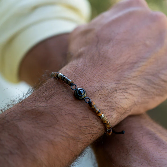 Bracelet photo personnalisé avec votre photo - Perle Heishi