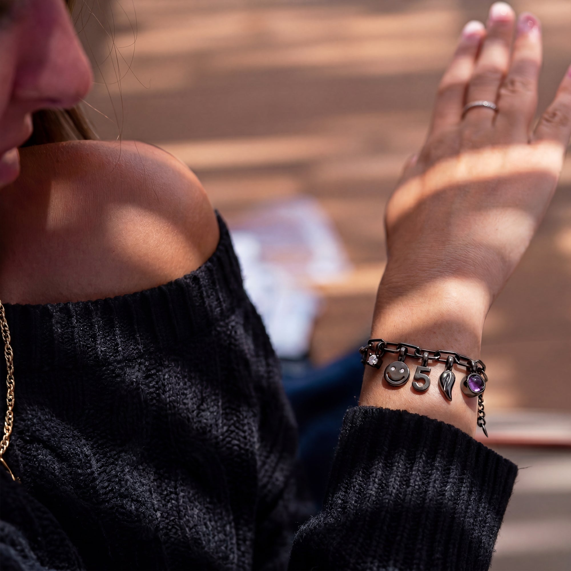 Bracelet personnalisé avec charms - Trombones