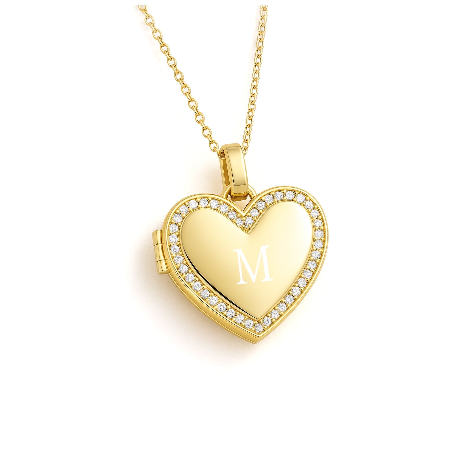 Collier médaillon photo - Cœur