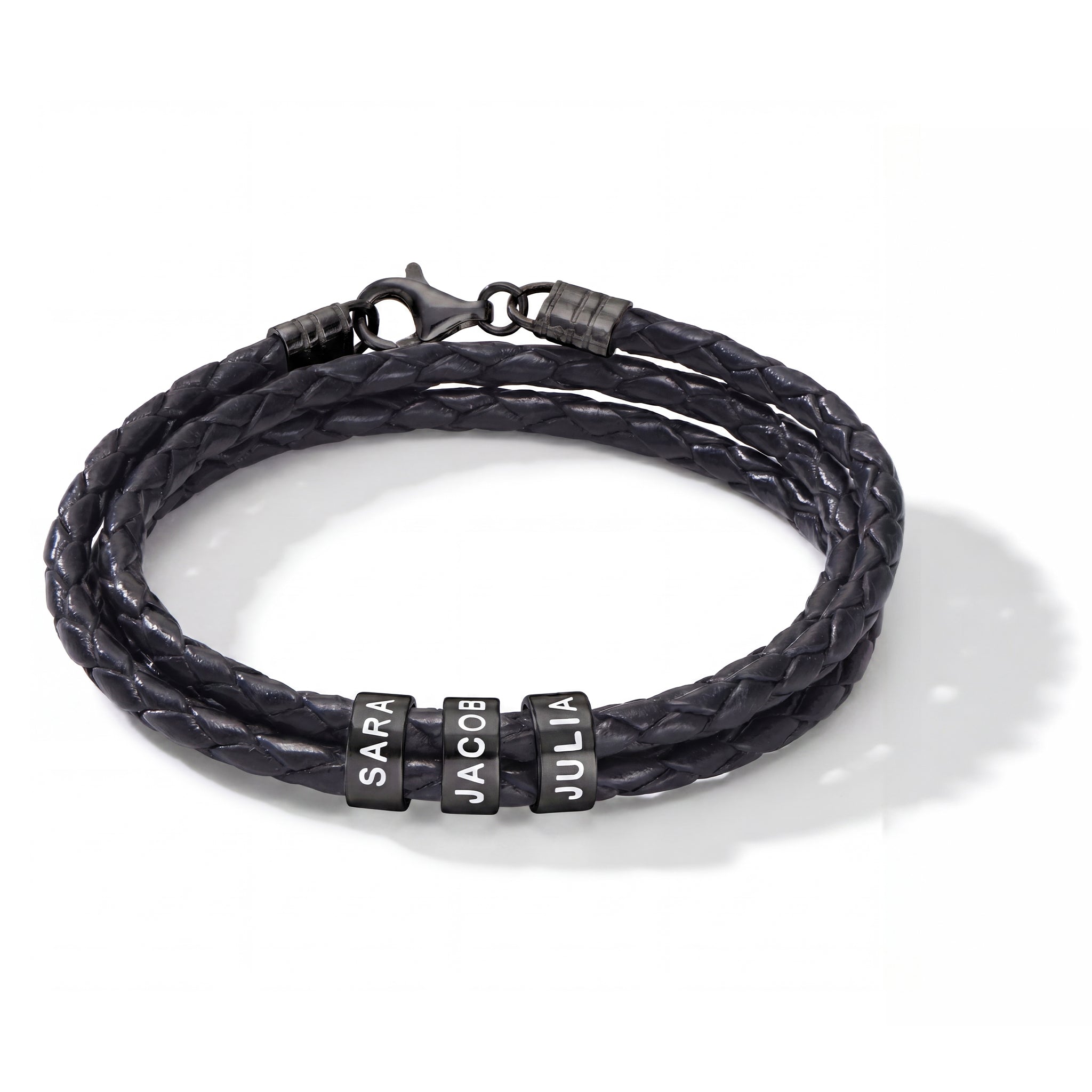 Bracelet en cuir avec gravure