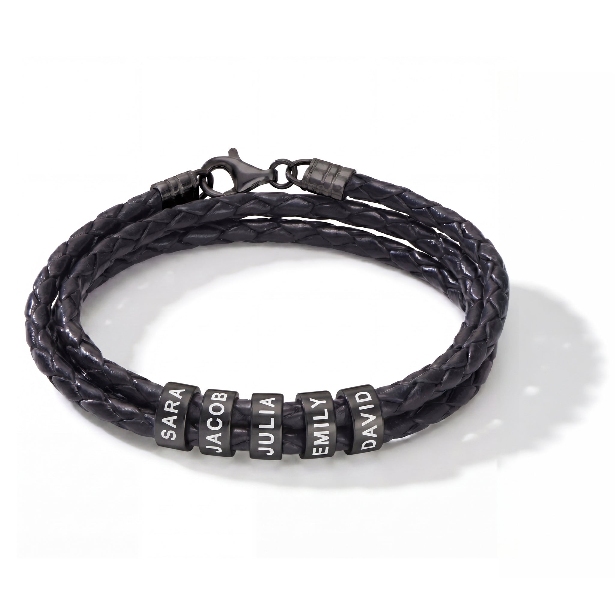 Bracelet en cuir avec gravure
