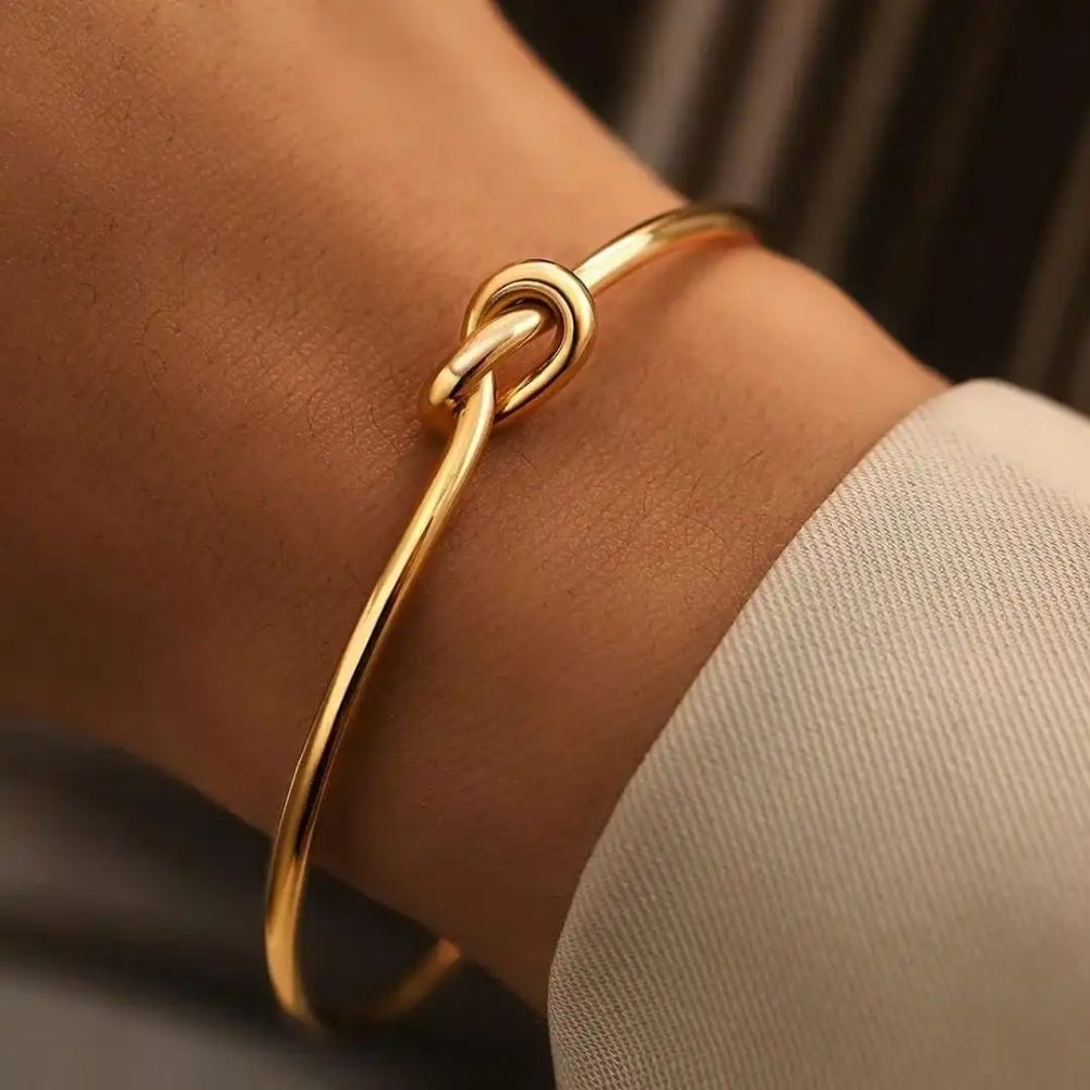 Bracelet ajustable Golden Knot
