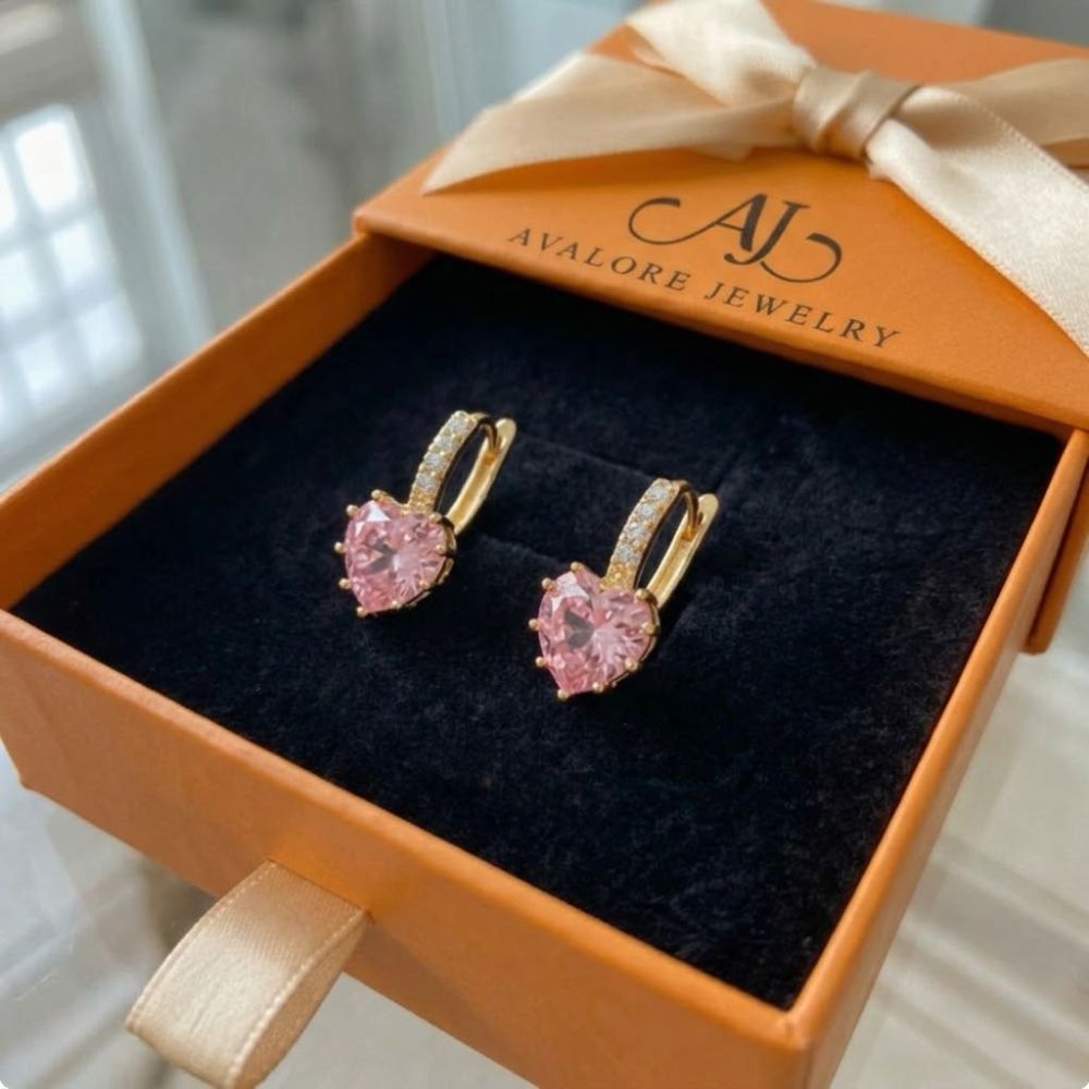 Cupid Glow Huggie Earrings