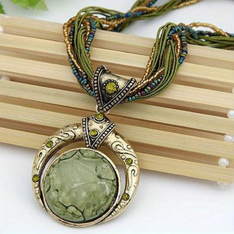 Collier bohème avec pendentif