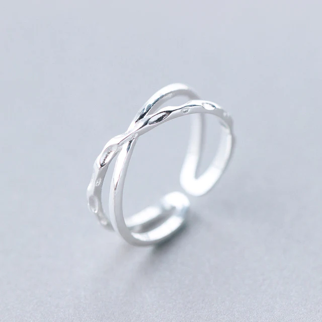 Bague Silver Cross vintage
