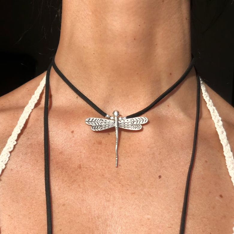 Collier Libellule Vintage