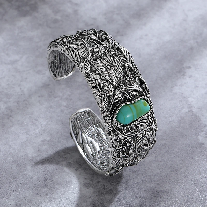 Bracelet vintage en pierre turquoise