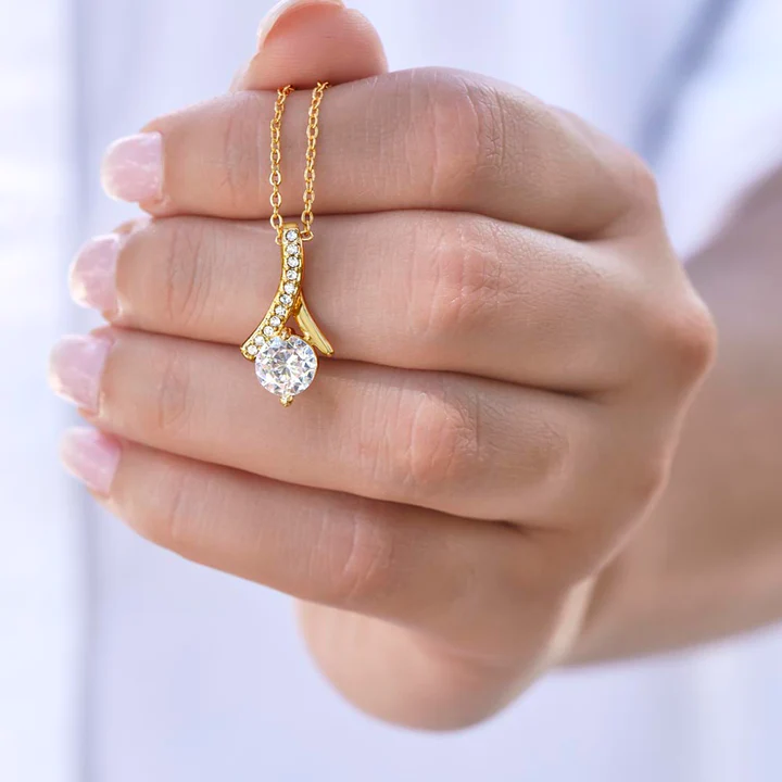 Collier vintage doré et oxyde de zirconium