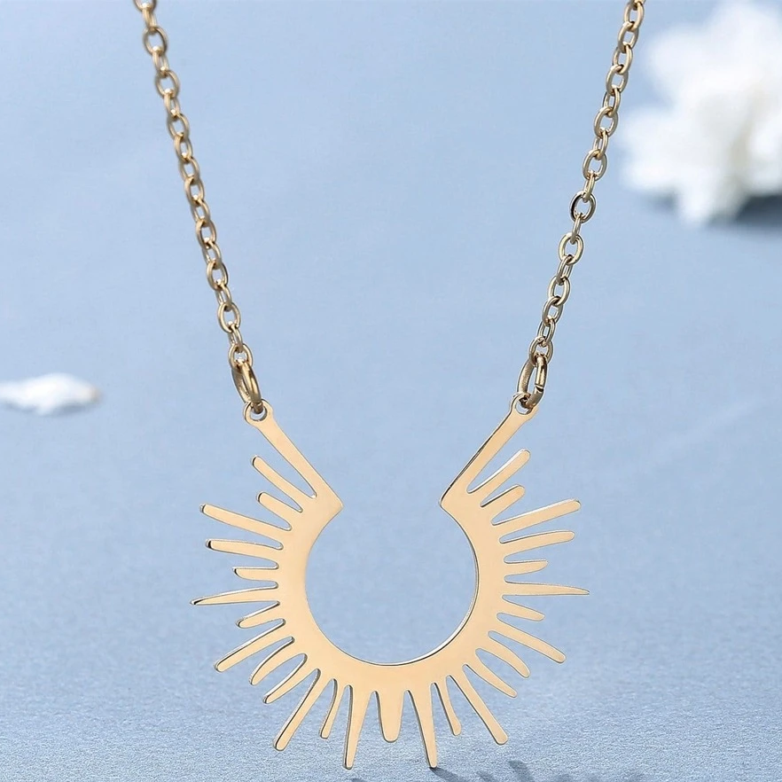 Collier vintage plaqué or