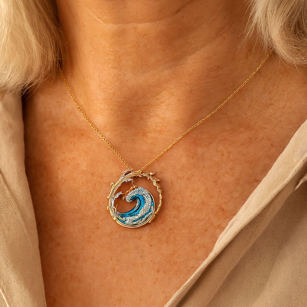 Collier le serment de l'océan
