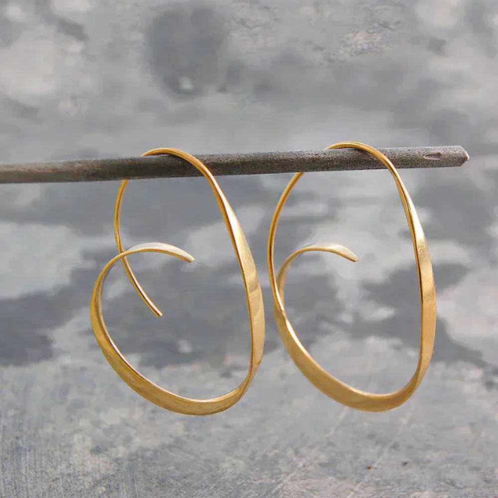 Boucles d'oreilles spirale enchantement