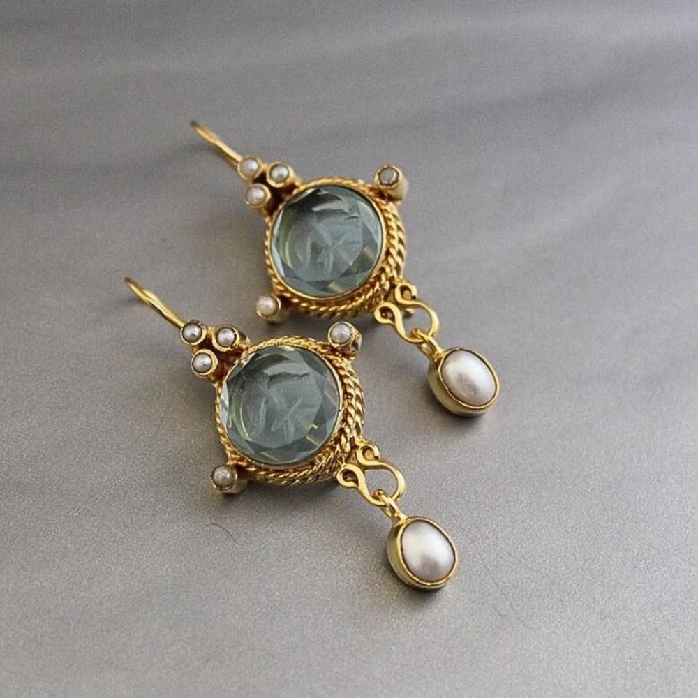Boucles d'oreilles Merena Perle Vintage