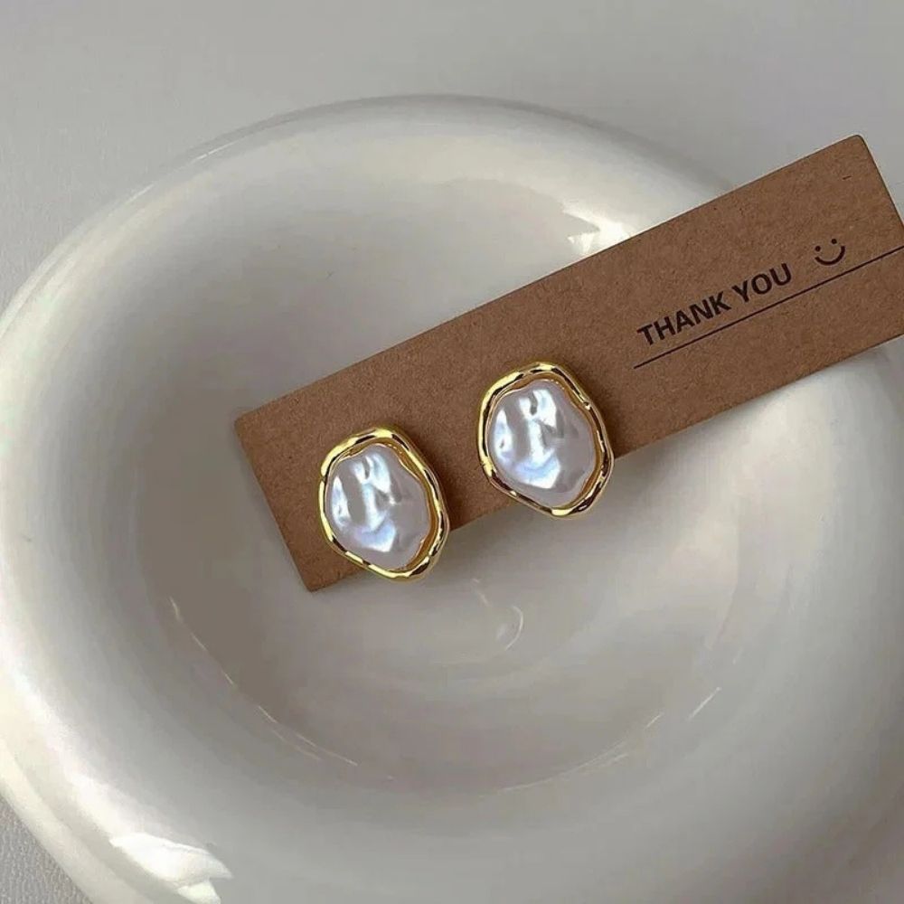 Boucles d'oreilles élégantes en perles de Carmen