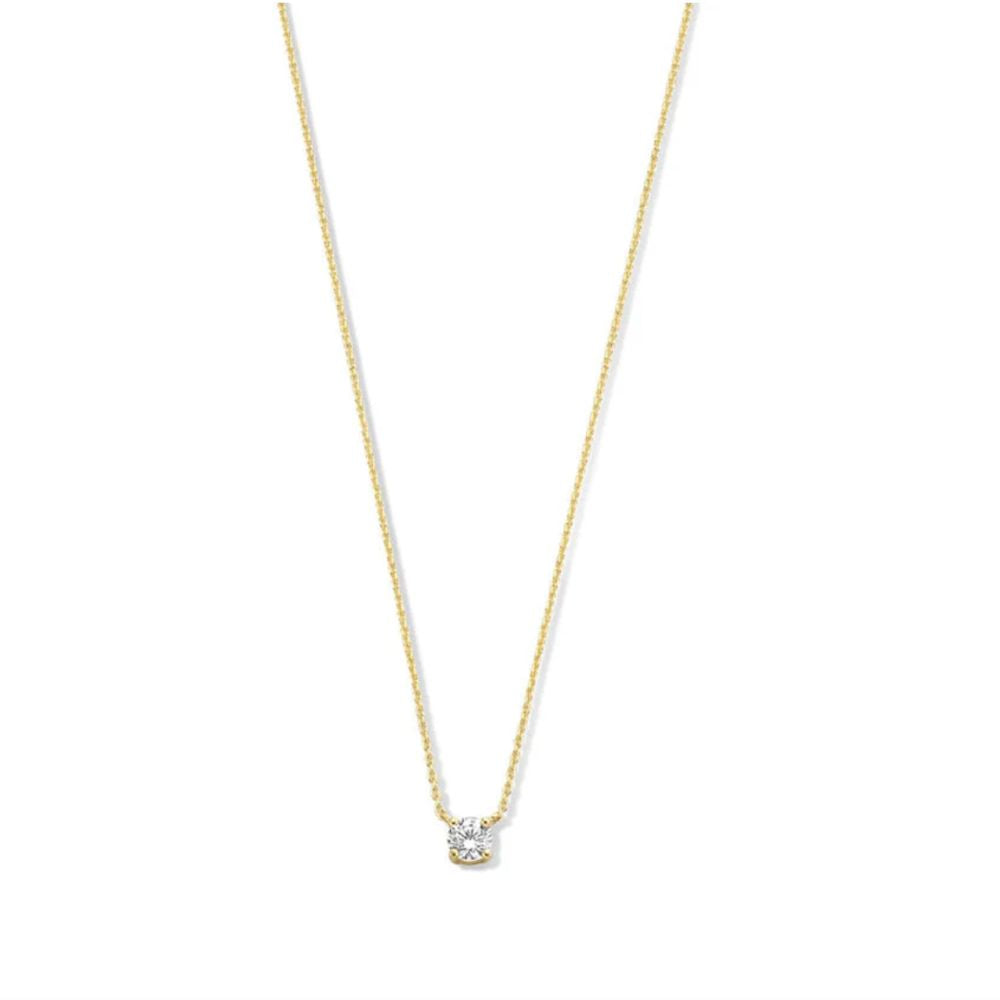 Collier Cléa avec pierre de moissanite