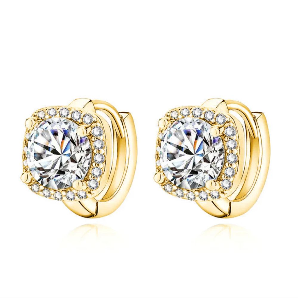 Boucles d'oreilles carrées Nadine