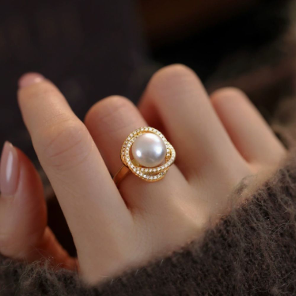 Bague Perle Or
