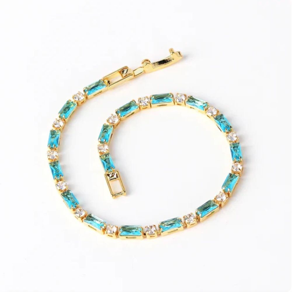 Bracelet en pierre de turquoise naturelle